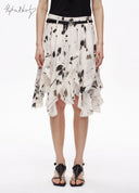 Artist Silver Lotus Structured Skirt