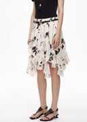 Artist Silver Lotus Structured Skirt