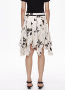 Artist Silver Lotus Structured Skirt