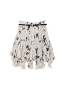 Artist Silver Lotus Structured Skirt