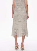 Appliqué Knit Skirt