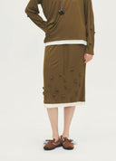 Artist Mandala Floral Skirt