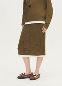 Artist Mandala Floral Skirt