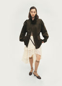 Romantic Ruffled Asymmetric Skirt