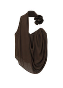 3D Floral Party Short Top