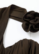 3D Floral Party Short Top