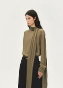 “902” Extra-Long Scarf Shirt