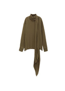 “902” Extra-Long Scarf Shirt