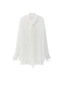 “902” Scarf Long Shirt