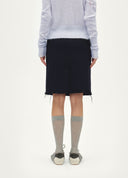 Imitation Lace Midi Skirt