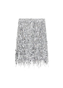 “902” Straight Sequin Party Skirt