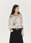 All-Over Artist Floral Sweater