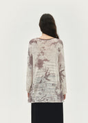 All-Over Artist Floral Sweater