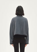 Sweat-shirt gris à col montant « AVVENN LITE »