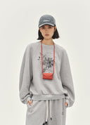 Embroidered Fleece Sweatshirt