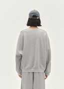 Embroidered Fleece Sweatshirt