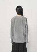 Grey Versatile Letter Print T Shirt