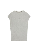 Fitted Cap-Sleeve T-Shirt