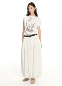 Floral Asymmetric T-Shirt