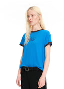 Contrast Trim Graphic Tee