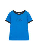 Contrast Trim Graphic Tee