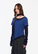 Asymmetric Two-Piece Wool Knit