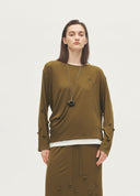 Artist Asymmetric Hem Mandala T-shirt