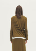 Artist Asymmetric Hem Mandala T-shirt