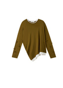 Artist Asymmetric Hem Mandala T-shirt