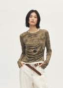 Artist Mandala Cutout Print Tee