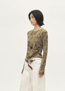 Artist Mandala Cutout Print Tee