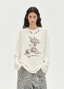 Beaded Necklace Print T-Shirt