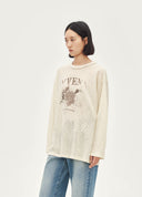 Distressed Digital Print T-Shirt