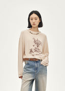 Beaded Necklace Print T-Shirt