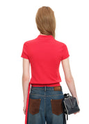 Asymmetric Tie-Waist Henley Knit