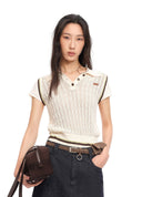 Layered Polo Sweater