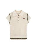 Layered Polo Sweater