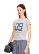 Grey 09 Jacquard Knit Tee