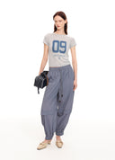 Grey 09 Jacquard Knit Tee