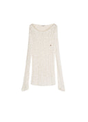 Cable Open-Knit Sweater