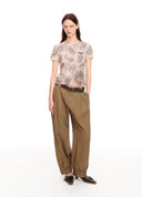 Vintage Botanical Print T-Shirt