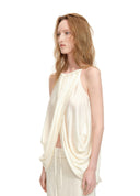 Cross-Draped Reversible Camisole