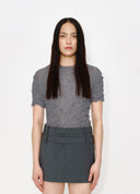 Light Crinkle-Texture T-Shirt