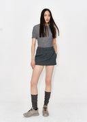Light Crinkle-Texture T-Shirt