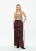 Camel Chain-Detail Knit Cami Top