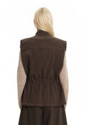 Stand Collar Utility Vest