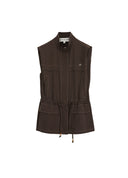Stand Collar Utility Vest