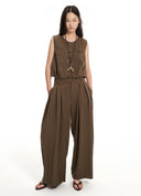 Cooling round-neck bubble vest