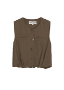 Cooling round-neck bubble vest