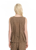 Jacquard U-Neck Vest